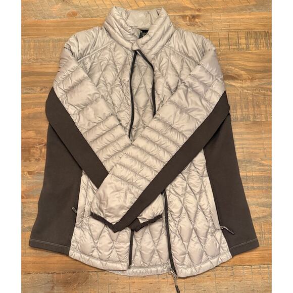 32 Degrees Heat Women’s Large Gray Quilted Lightweight Jacket Full Zip Puffer - Picture 1 of 9